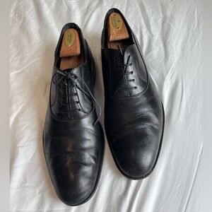 Boss Black Leather Oxford Dress Shoes